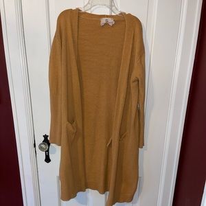 XL duster cardigan.